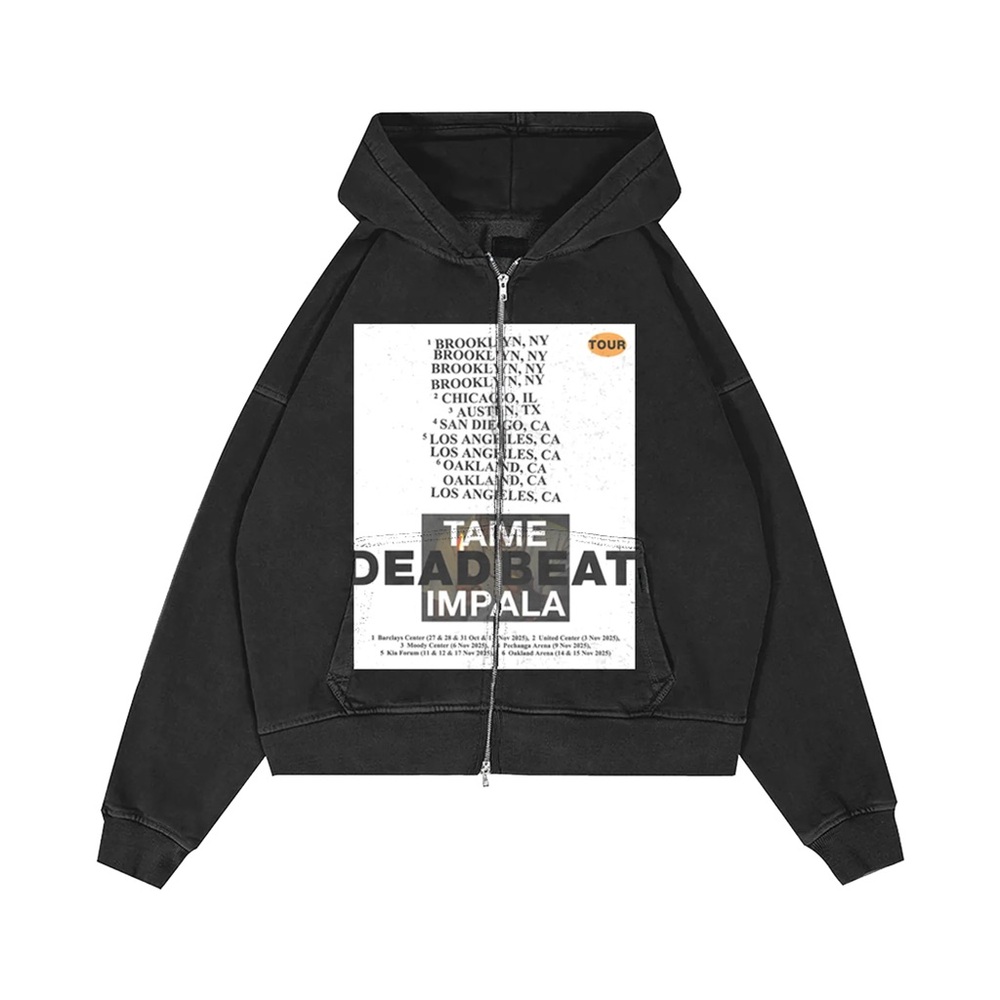 Tame Impala Deadbeat Zip Up